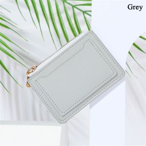 NAIL SALON Women PU Leather Zipper Card Holder Money Bag Short Wallets Mini Coin Purse