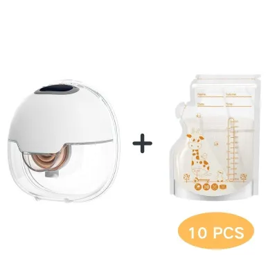 Wearable Breast Pump Rechargeable Hands Free Electric Breast Milk Collector Pam Susu Elektrik Wireless Portable Pump