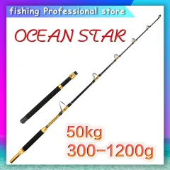 1.6M/1.7M/1.85M 【50-350g/15-40lb】Solid Rod tip Heavy fishing Rod profession  Deep Sea Boat Fishing Rod Saltwater Jigging Rod Carbon Fiber Fishing Rod  Spinning/Baitcasting Rod Boat Fishing Shake slowly jigging Rod