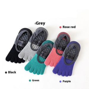 Professional Pilates non-slip five-finger yoga socks breathable sports socks