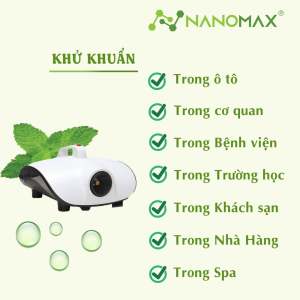 Máy khử mùi diệt khuẩn KUMISAI NHẬT BẢN - Khử Trùng - Khử Khuẩn Công Nghệ Nano Cao Cấp