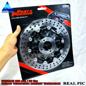 Disc Piringan Cakram Depan Yamaha Rx King New Lebar Jumbo 300mm 30Cm Plus Breket