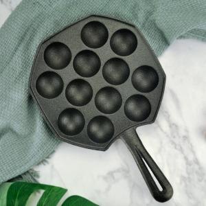 กระทะทาโกะยากิ 12 หลุม ขนาดลูก 4 ซม.ใช้กับเตาแก็ส