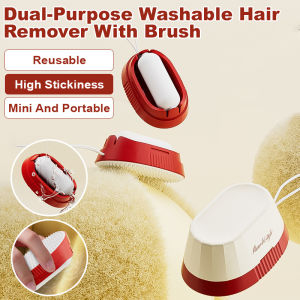 🔥Hot Sale🔥Powerful Dualpurpose Washable Sticker Bed Sheet Cleaning Tools Washable Reusable Lint Roller With Ironing Function Strong Pet Hair Remover For Clothes Bedding Fabric Surface Cleaning Refillable Adhesive Roller