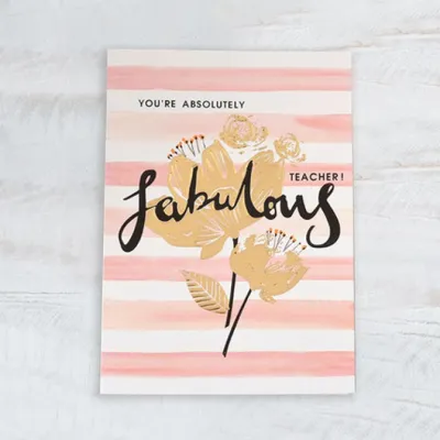 Gift Cards Thank You Card Teachers Day [Series 6] Show Appreciation To Teacher All Occasions