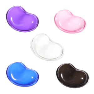 Comfort Gel Computer Mouse Hand Wrist Rests Support Cushion Pad Fashion Silicone Heart-shaped Wrist Pad for PC Laptop