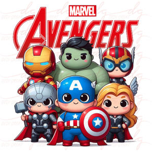 Totebag Marvel Avengers Hero Lucu Tas Serut Goodie Bag Ulang Tahun Anak Cowok Kanvas Aesthetic