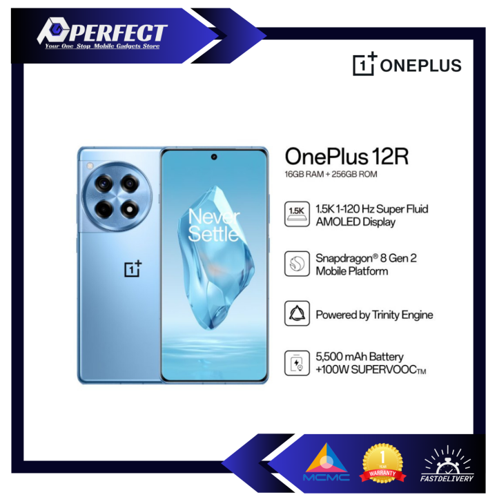 OnePlus 12R 5G (12GB RAM + 256GB ROM) Malaysia Set Ready Stocks 1