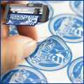 Cetak Stiker Vinyl Susu A3+ Tahan Air Label Glossy. 