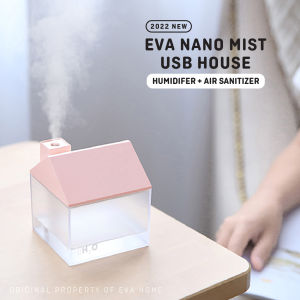 [READY STOCK] EVA NANO MIST WIRELESS USB HOUSE Humidifier rechargeable battery Air Sanitizer Atomizer Aircond Moisturise Room Fan Night Light  [LIQUID IS NOT INCLUDED] suitable for office desktop bedside table carbirthday chrismas corporate gift