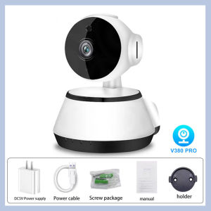 V380 Pro CCTV Camera Connect Cellphone 1080P WiFi IP Security Camera 360 Rotation Indoor Outdoor Waterproof Night Vision Two Way Audio Baby Monitor