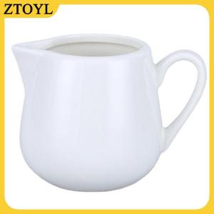 ZTOYL 50 100 160 220ml gốm sứ gia vị Jar Kem container cốc Bộ đồ ăn trắng dụng cụ nhà bếp đường & Kem & Sữa chậu bình