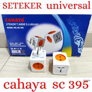 Steker T Arde 5 Lubang / Steker Berkualitas SNI / Merk CAHAYA SC-395