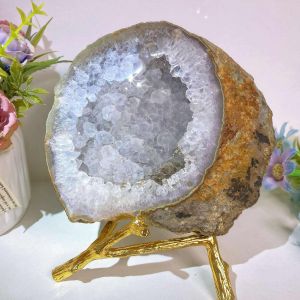 🪷🔴 玛瑙能量摆件（附底座）    Agate Energy Display with Stand    ｜稳定气场 ✦ 镇宅辟邪 ✦ 平衡情绪 ✦ 招财转运 ✦ 提升专注 ✦ 守护平安｜