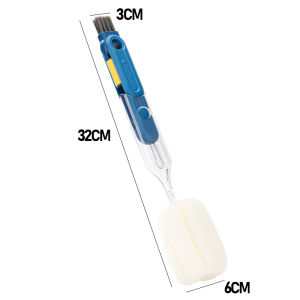 【1-3 days delivery】5in1 Multifunction Long Handle Cleaning Cup Brush Bottle Cleaner Brush Tumbler Brush Cleaner