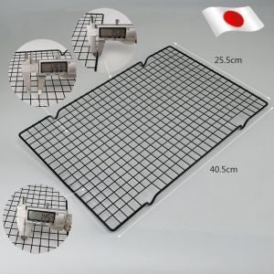 Cooling Rack for baking large Food Cooling Rack Non-stick Baking Tray for Oven Cake Pizza Bread Barbecue Biscuit Cookies Stainless Steel Baking Tray Kitchen Grill Net Cake Pizza Bread Cookies Drying Stand Holder Wire Grid Cooling Rack Tray Cookie Biscuit