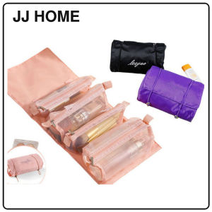 【JJ HOME】Portable Comestic Storage Bag / Partition Makeup Bag / Travel Multiple Toiletry Bag / Travel Organizer