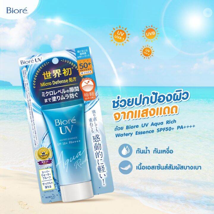 รีวิว Biore UV Aqua Rich Watery Essence