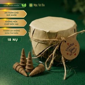 Nụ Trầm Hương Nguyên Chất Mộc Vô Ưu 18 Nụ To Cháy Lâu | Xông Nhà Tẩy Uế Hương Nhẹ Không Hóa Chất