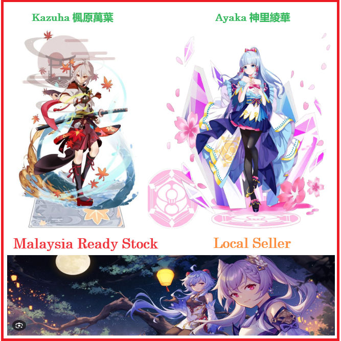 Genshin Impact 16cm Acrylic Stand Pendirian Akrilik Character ...