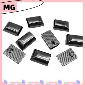 【Magical House】[ New Hot Fashion] 10Pcs Metal Zipper Stopper Zipper Tail Clip Stop Tail Plug Head With Screw Diy Sewing Leather Hardware Craft