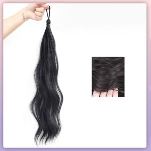 Wig hair piece high temperature wire multi-color self-winding hair extension wig hair bundle