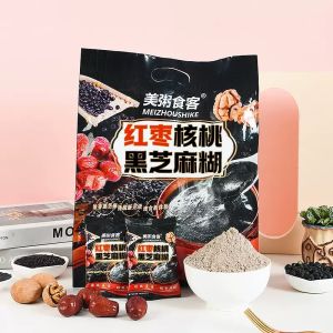 [𝗡𝗶𝘂 𝗞𝗲𝗲]美粥食客 手磨醇香 黑芝麻糊 Black Sesame Powder 500克 独立包装