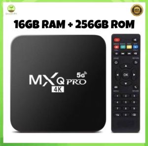 Original M.XQ Pro 4K Android TV Box 5G 16GB RAM + 256GB ROM High Definition Ultra HD Smart TV Box High Quality Resolution Media Player