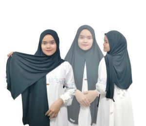 Pashmina kaos premium/hijab jersy premium/jilbab pashmina instan/pashmina rayon/pashmina bagus murah