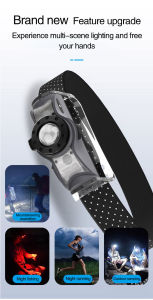 Headlamp Non-slip Power Saving Sensor Light Strong Light Led Simple and Convenient Operation
