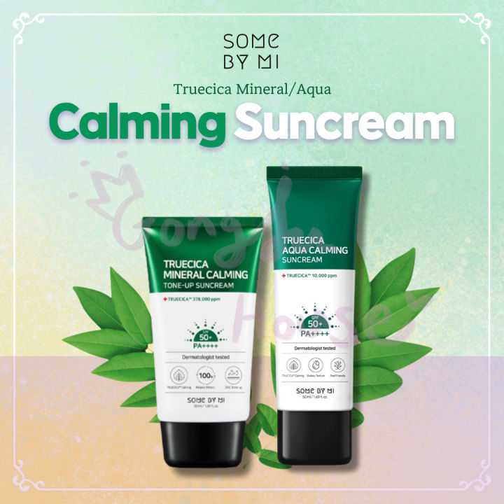 [Some By Mi] Truecica Aqua/Mineral Calming Suncream 50ml (100% ...