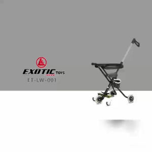 JHK Baby Stroller Five-wheels with basket and backrest Foldable Light Weight Baby Stroller Baby Prams for 1-3 Years old