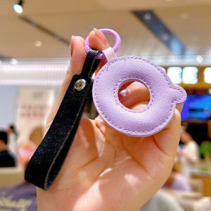 Fashionable Creative Leather English A-Z Letter Keychain Pendant Car Keychain Bag Charms Accessories