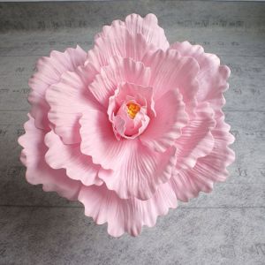WAPKTY Lụa Hoa Hồng Xốp Pe Hoa giả 30cm Hoa Hồng mô phỏng Khổng Lồ Cành Hoa Hồng Phông Nền đám cưới