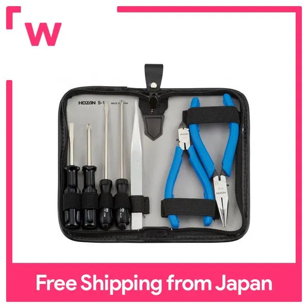 HOZAN S-305 工具セット TOOL KIT Tool Set - Roll, 11-Piece, Zipper, S-305 | Hozan | MISUMI