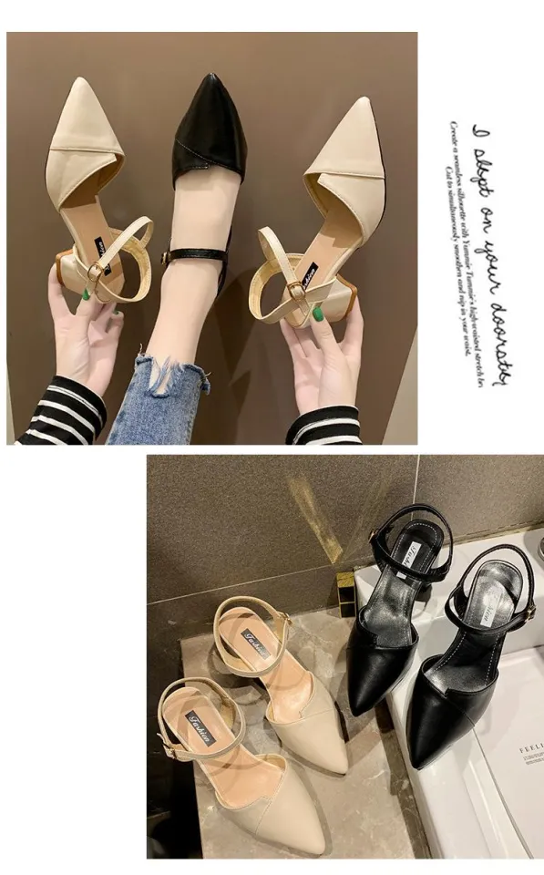 Kasut Tumit Tinggi Wanita Seksi High Heel Murah Inci Pointed