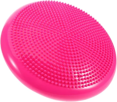 Abaodam Wobble Yoga Cushion Knee and Elbow Protector Inflatable Pvc Pad for Kneeling Exercise Balance Mat Boys and Girls Wobble Disk Multi-functional Easy to Clean