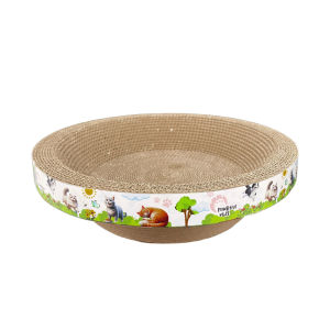 Cat Scratcher Box Cakar Model Bulat Untuk Kucing - Garukan Kucing Cat Scratcher | Cakaran Kucing | Papan Garuk Kucing | Mainan Cakar Kucing