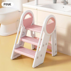 【GD】Kids Kitchen Step Stool with Safety Rail Toddler Learning Stool Tower Montessori Kitchen Stool