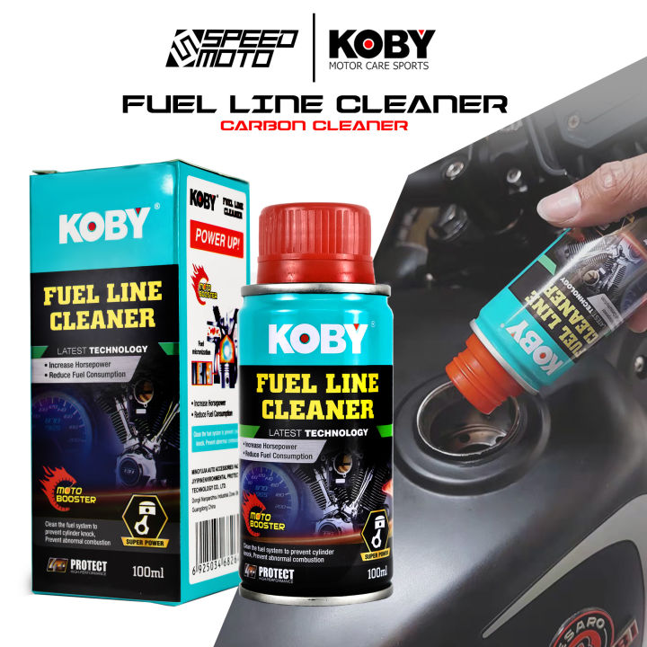 KOBY FUEL LINE CLEANER 100ML M337 MOTO BOOSTER FUEL SYSTEM CLEANER