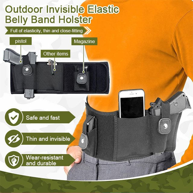 Outdoor Invisible Elastic Belly Band Holster Lazada