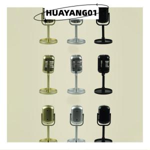 HUAYANG01 [2023 new HOT FASHION] lazlook JointFlowers คลาสสิก Retro แบบไดนามิกไมโครโฟนเสียงสไตล์วินเทจ Mic ขาตั้งเอนกประสงค์รุ่น