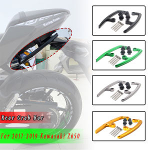 For Z650 Ninja650 Rear Passenger Seat Grab Bar Handle Hand Rail Armrest For Kawasaki Ninja 650 2017 2018 2019 2020 2021 2022 Motorcycle Accessories