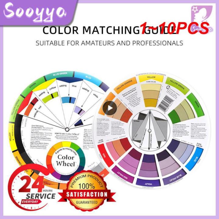 Microblading Color Wheel 【NEW】 【The-Best】 1~10pcs Color Paper Wheel Three Tier Design Mix ...