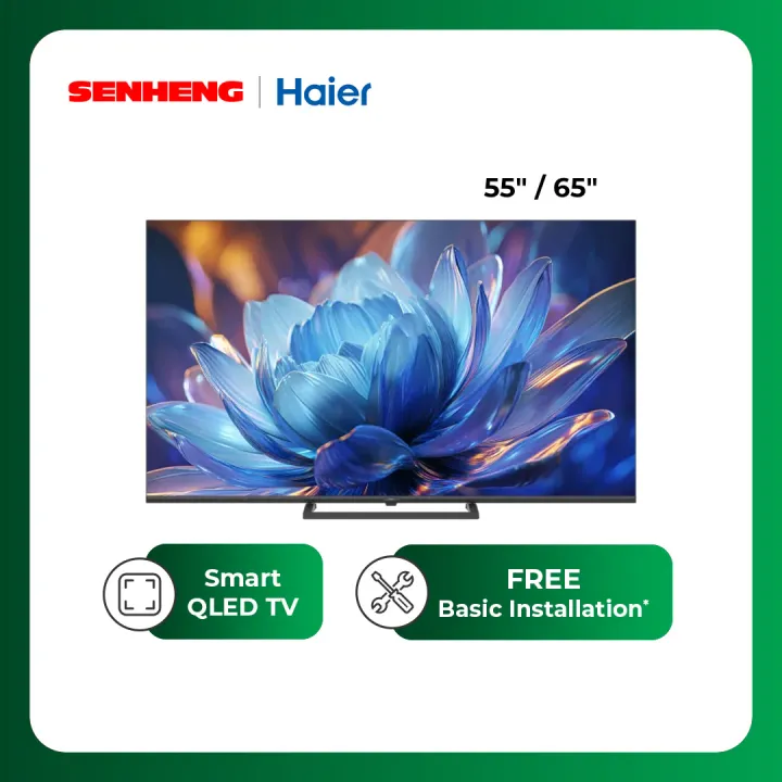Haier 55"/65" Smart QLED Google TV H6GUX Series