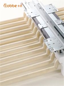 IGDL Built-in ดึงออกราวเสื้อผ้ากางเกงชั้นวางกล้องส่องทางไกลอเนกประสงค์ที่ใช้ในครัวเรือนแขวนตู้เสื้อผ้าในตัวกางเกงติดด้านข้างดึงออกชั้นวาง