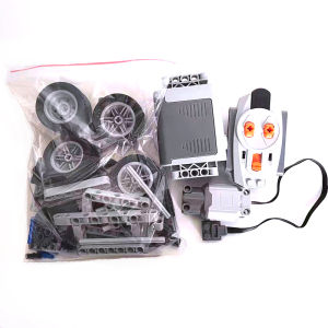 Programmable remote control robot electric building block science education 9686 puzzle building block Rear wheel drive vehicle childrens toy