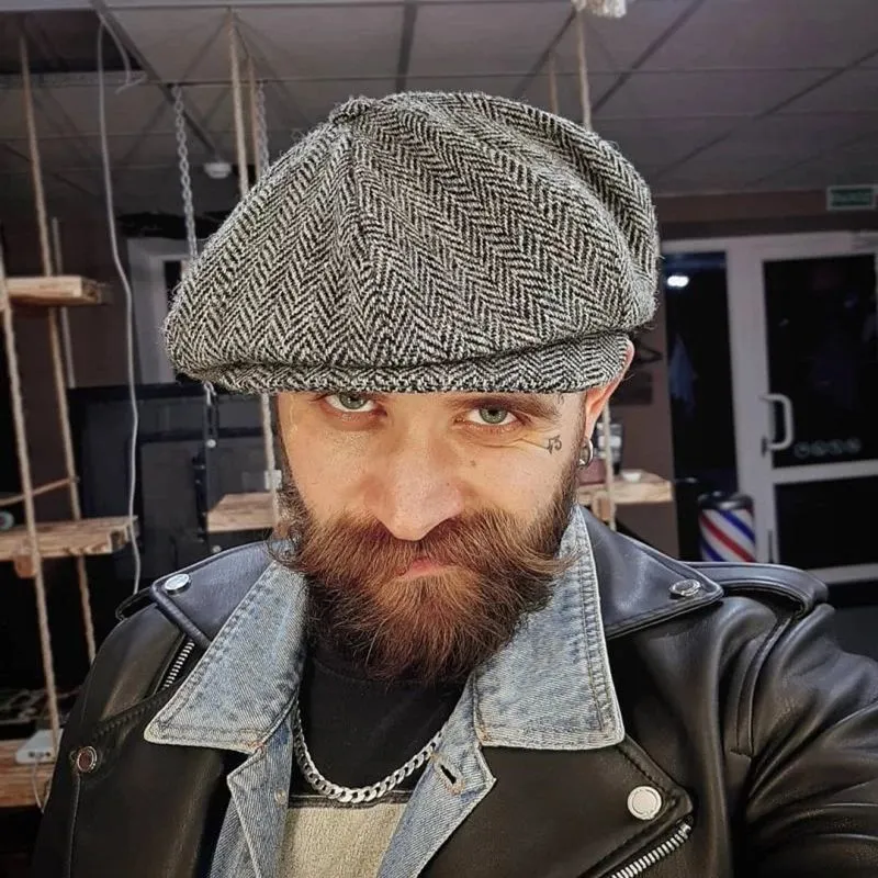 Coat Can Men Wear Berets Men Tweed Newsboy Hat Beret