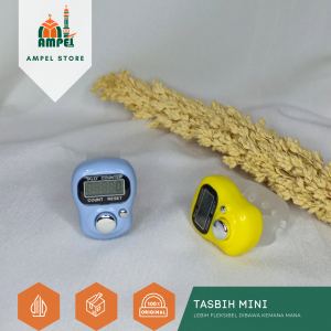 Tasbih LED + Alarm Digital Finger Counter Dengan Lampu