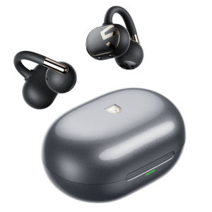 【1 Year Warranty】SoundPeats Clip1 Clip-On Earbuds Premium 12mm Dynamic Driver Speaker PU + Titanium-Coated Diaphragm High-Definition Codec Support: LDAC/LHDC Dynamic Equalization Algorithm Earbud Detachment Alert